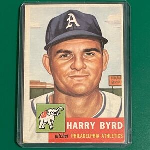 Harry Byrd #131 1953 Topps Baseball Trading Card